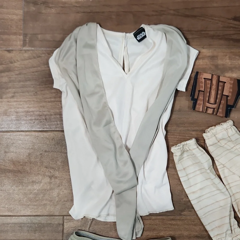 Disney Star Wars Rey Dress Up Outfit Halloween costume Size 8